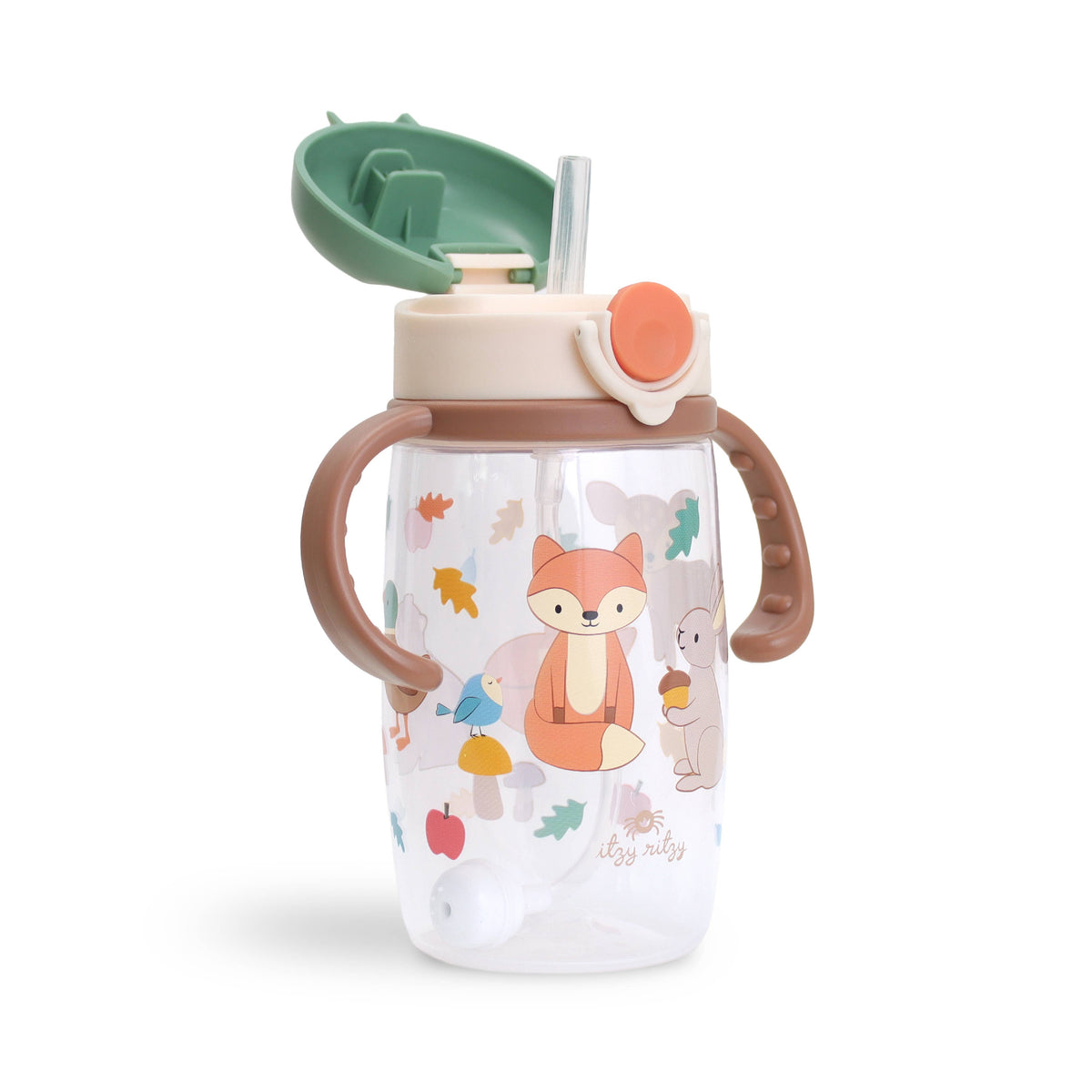 *NEW OPTIONS* Itzy Sips™ - Straw Cup With Snap-Close Lid: Ribbons & Roses