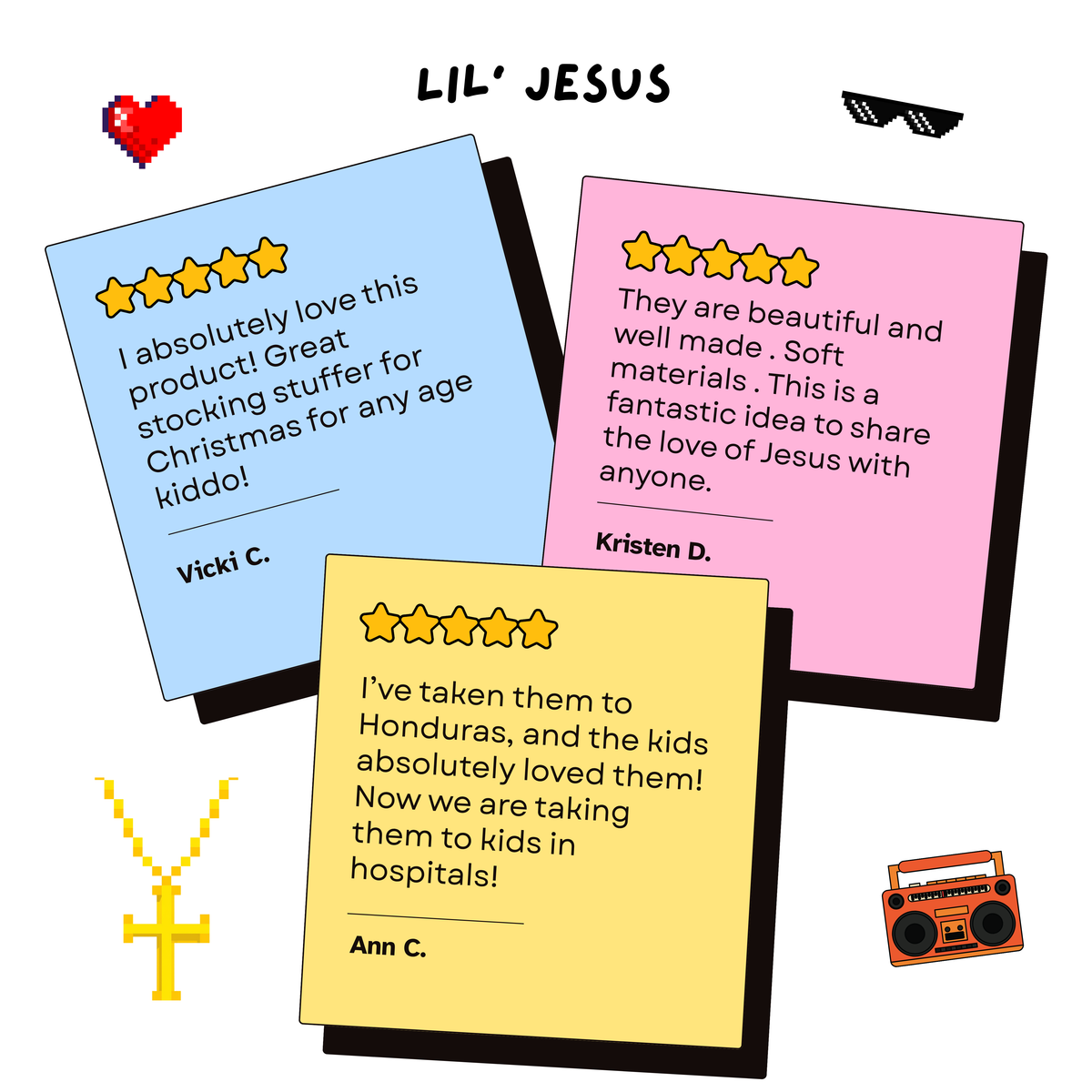 Lil' Jesus — Plush cutie🥰 - "We all need a little Jesus"