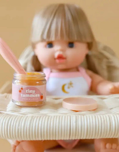 Tiny Tummies - Peach jelly Jar for Doll - Tiny Harlow