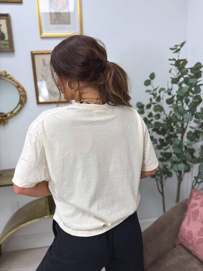 Jesus is my Boo Boxy Graphic Tee on Ivory: M
