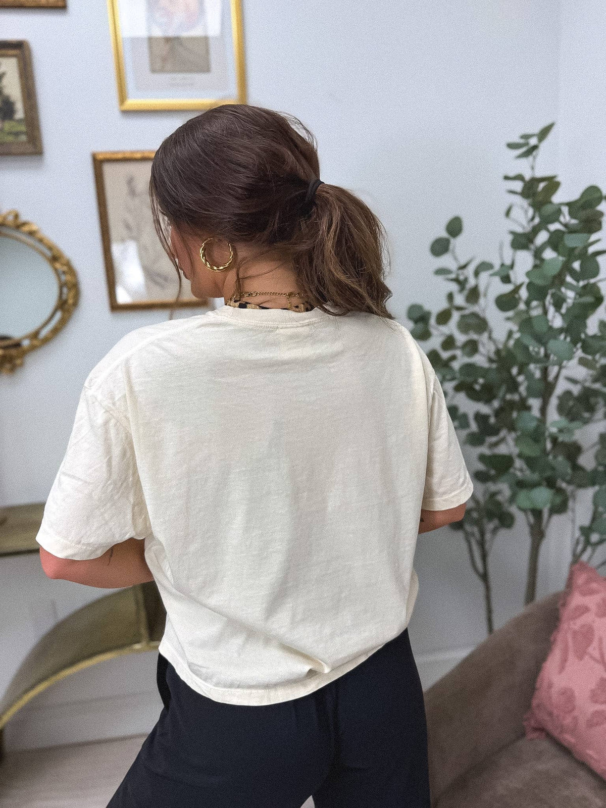 Jesus is my Boo Boxy Graphic Tee on Ivory: XL