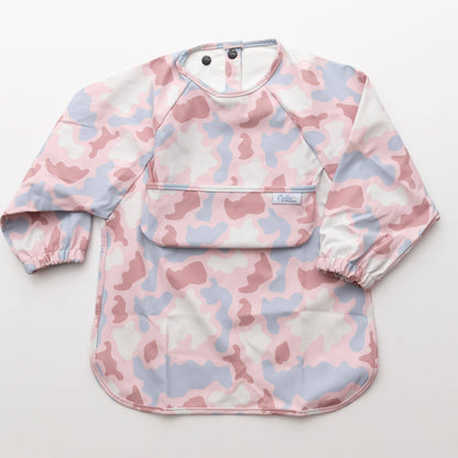 The Grayson Long Sleeve Bib - Camo: Powder Blue / 6-36M
