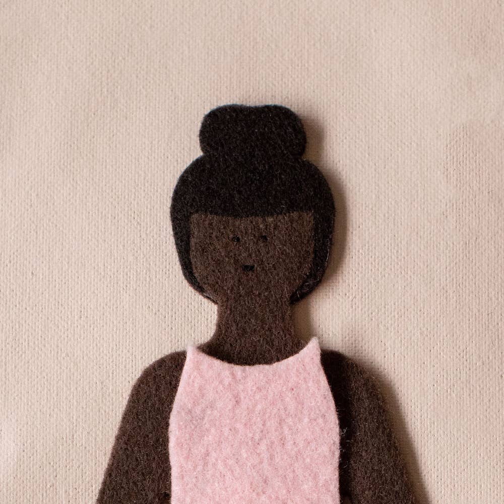 Felt Doll - Starter Girl: Cinnamon