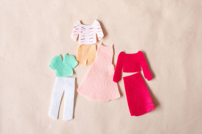 Felt Doll - Starter Girl in Cinnamon