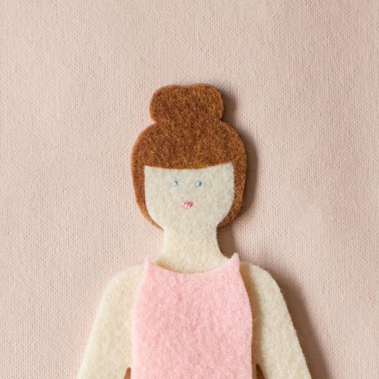 Felt Doll - Starter Girl: Cinnamon