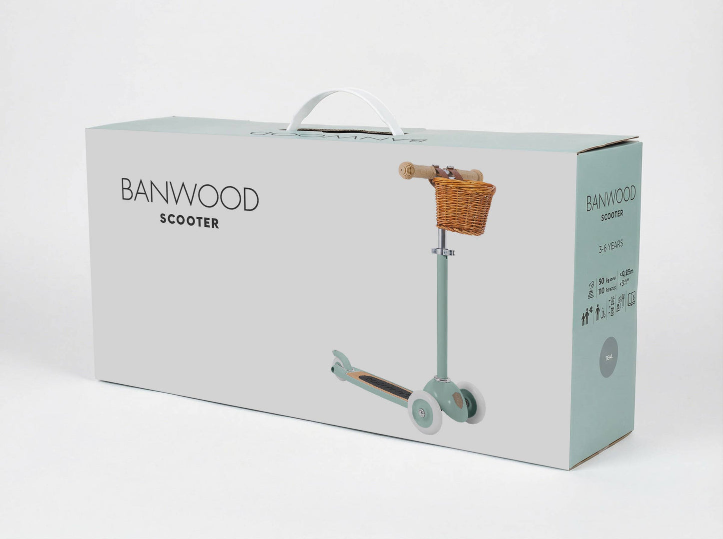 BANWOOD 3-WHEEL SCOOTER VINTAGE - CREAM