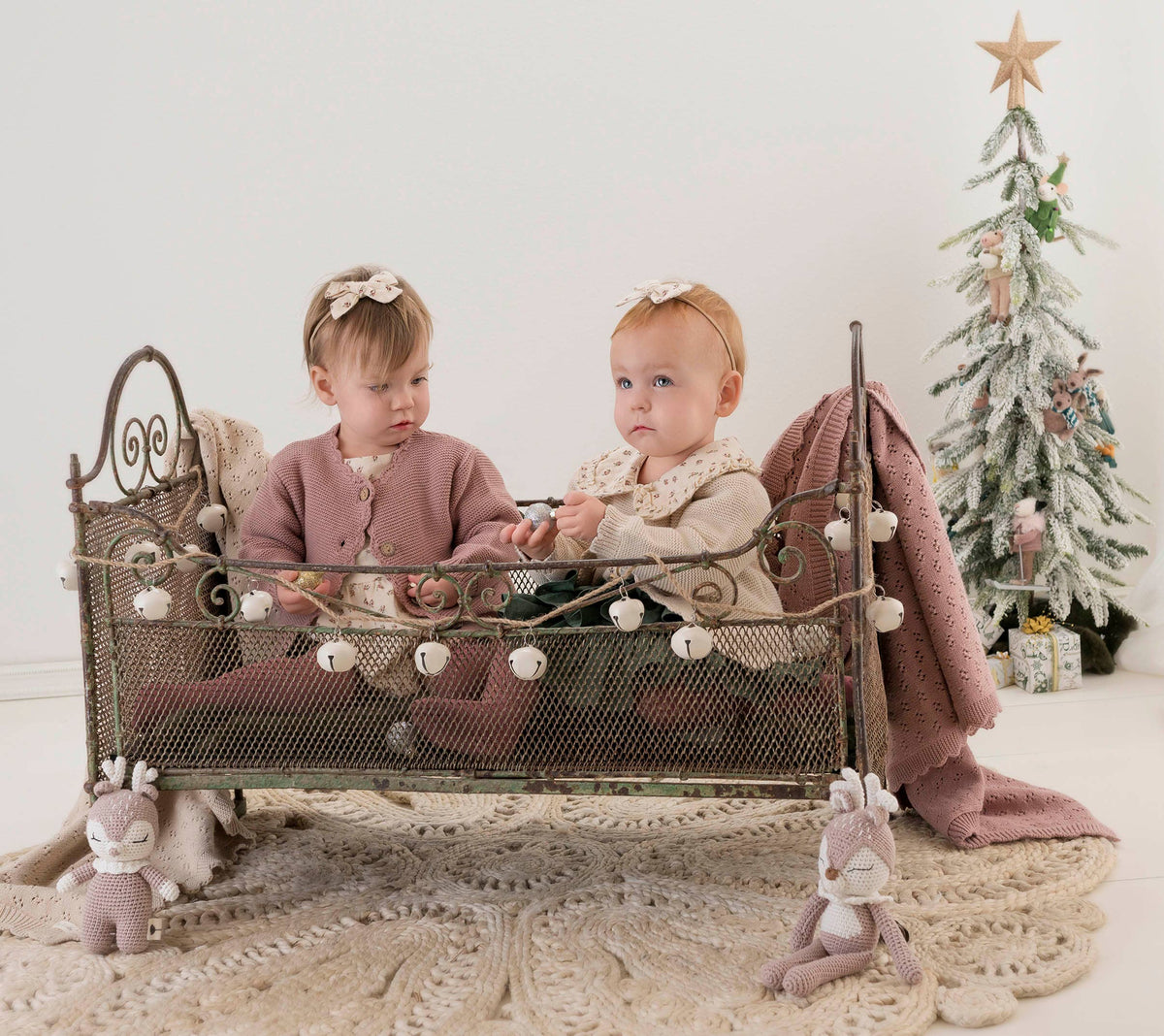 Baby Sophia Sweater: Oatmilk