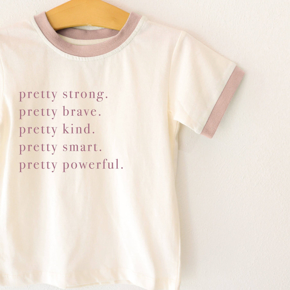 Pretty Brave, Pretty Strong Kids tee