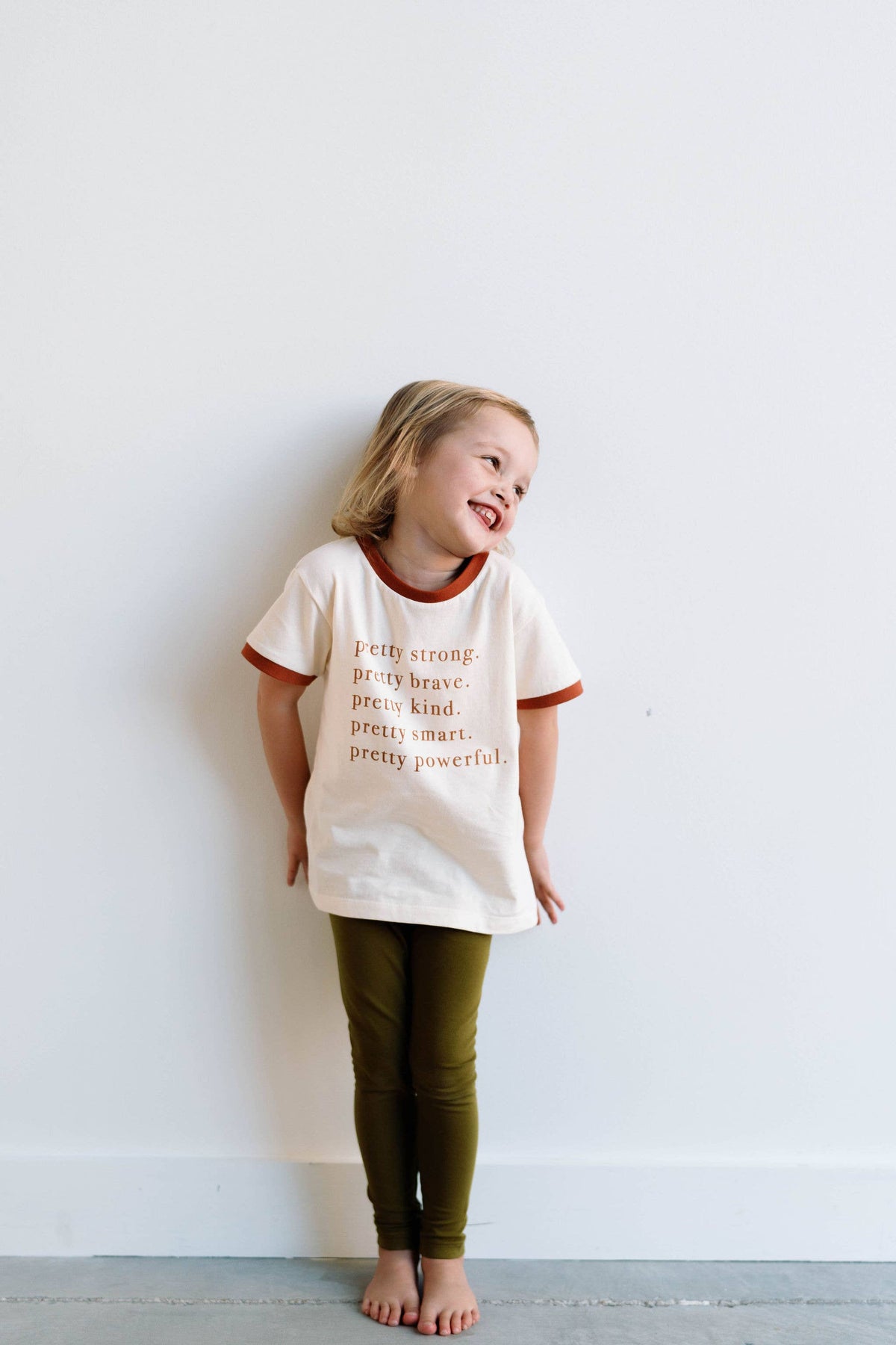 Pretty Brave, Pretty Strong Kids tee