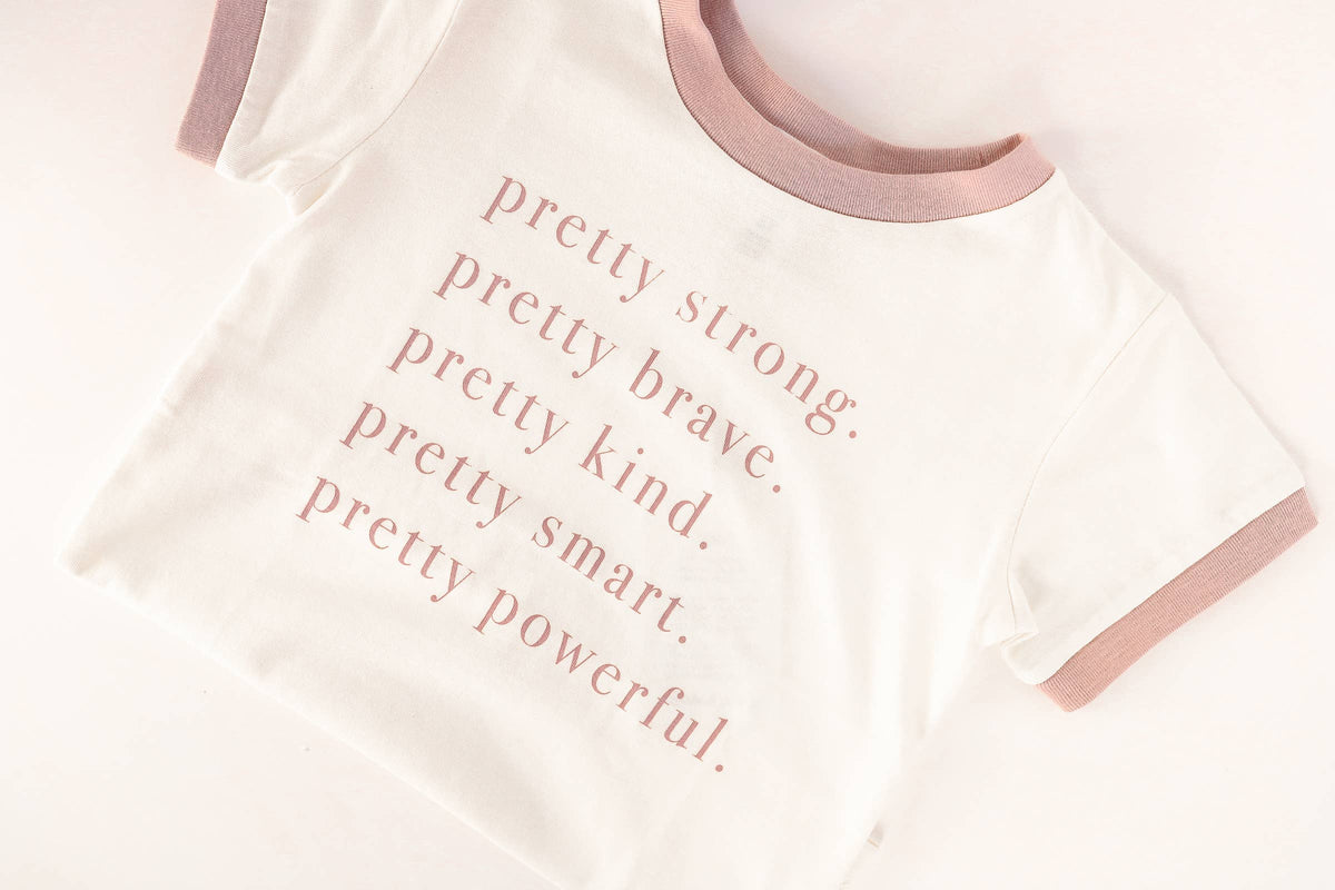 Pretty Brave, Pretty Strong Kids tee