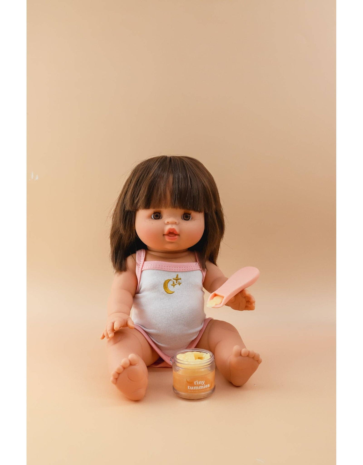 Tiny Tummies - Peach jelly Jar for Doll - Tiny Harlow