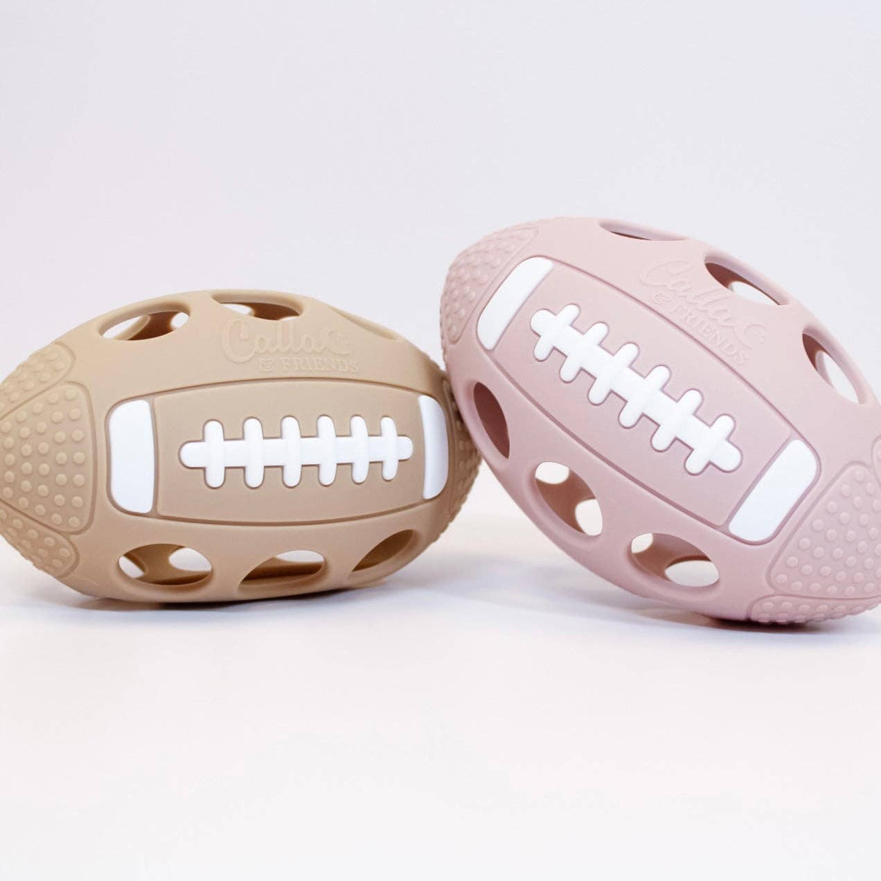 Touchdown Silicone Teether: Petal Pink