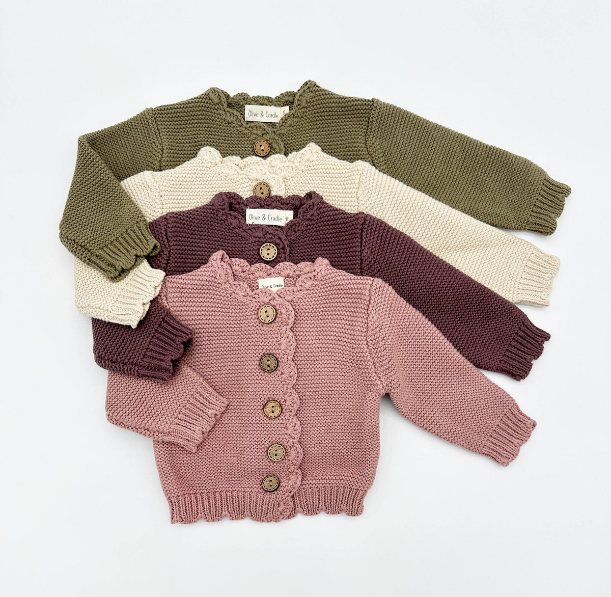 Baby Sophia Sweater: Oatmilk