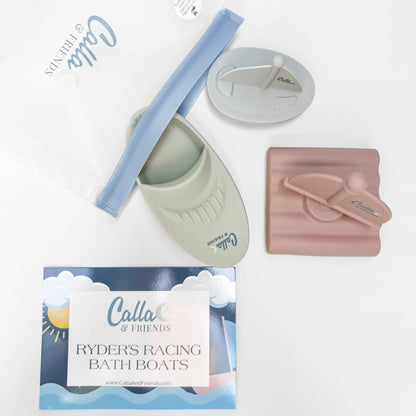 Ryder's Racing Bath Boats: Petal Pink / 1 year or older