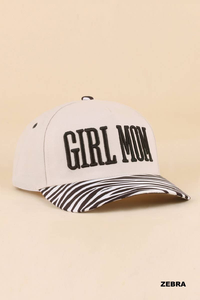 Girl Mom hat PAISLEY BLACK