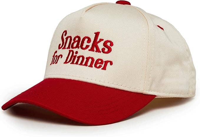 Kid/Baby 2-Tone Cap: Snacks for Dinner