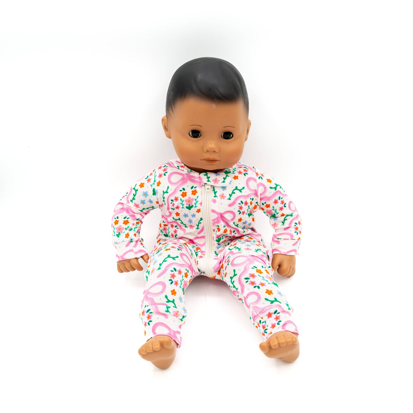 Bows in the Meadow 15” Doll Bamboo Zippy Romper