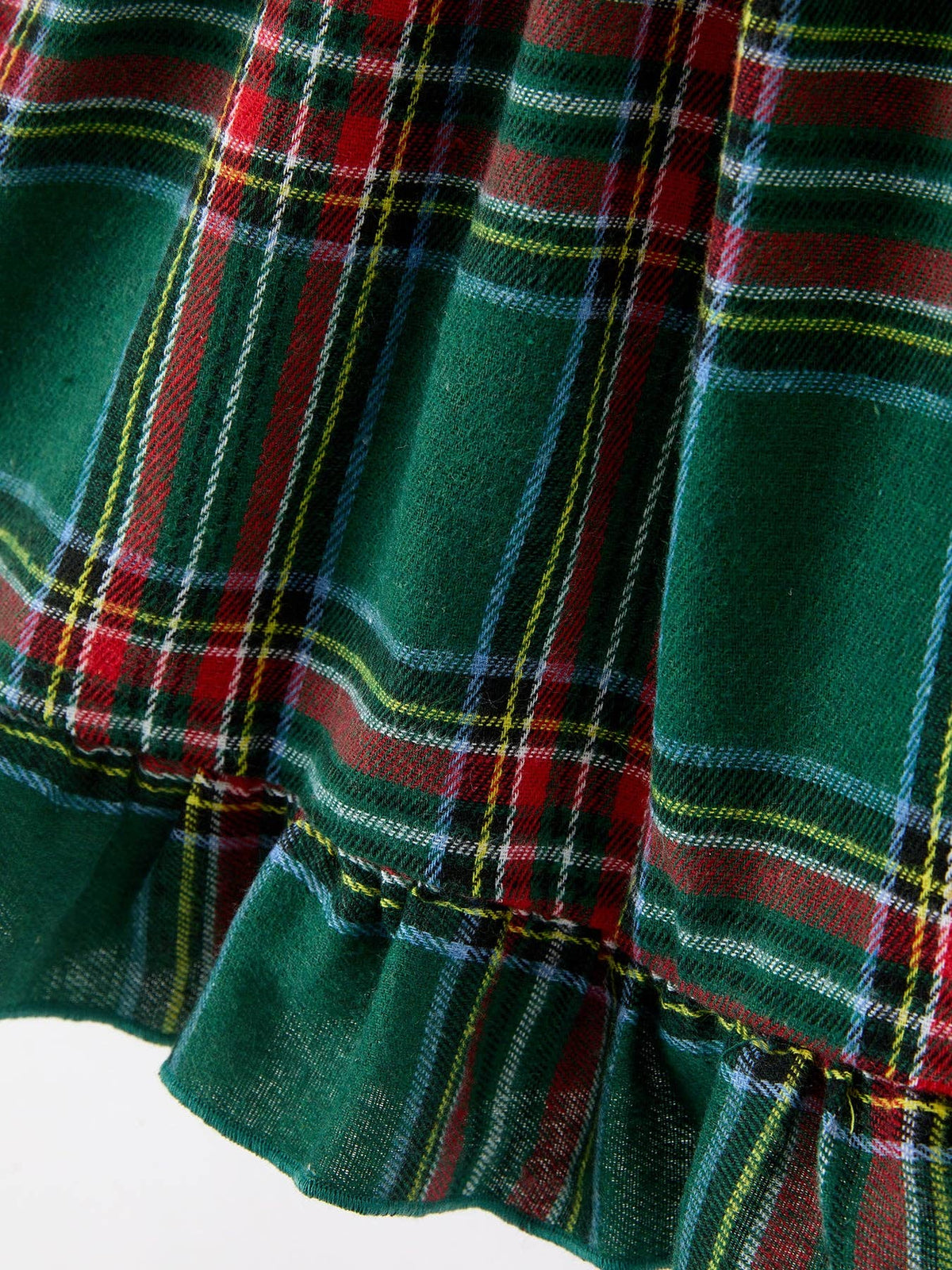 Christmas Green Plaid Mommy and Me Matching Dress