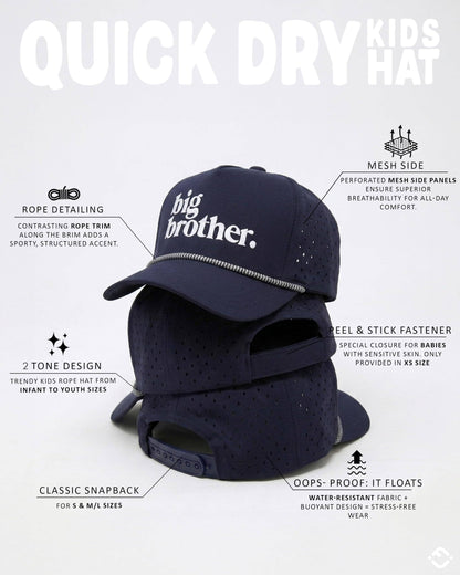 Kid's Golf Hat - Big Brother - Navy: Small