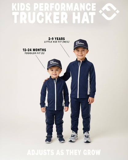 Kid's Golf Hat - Big Brother - Navy: Small