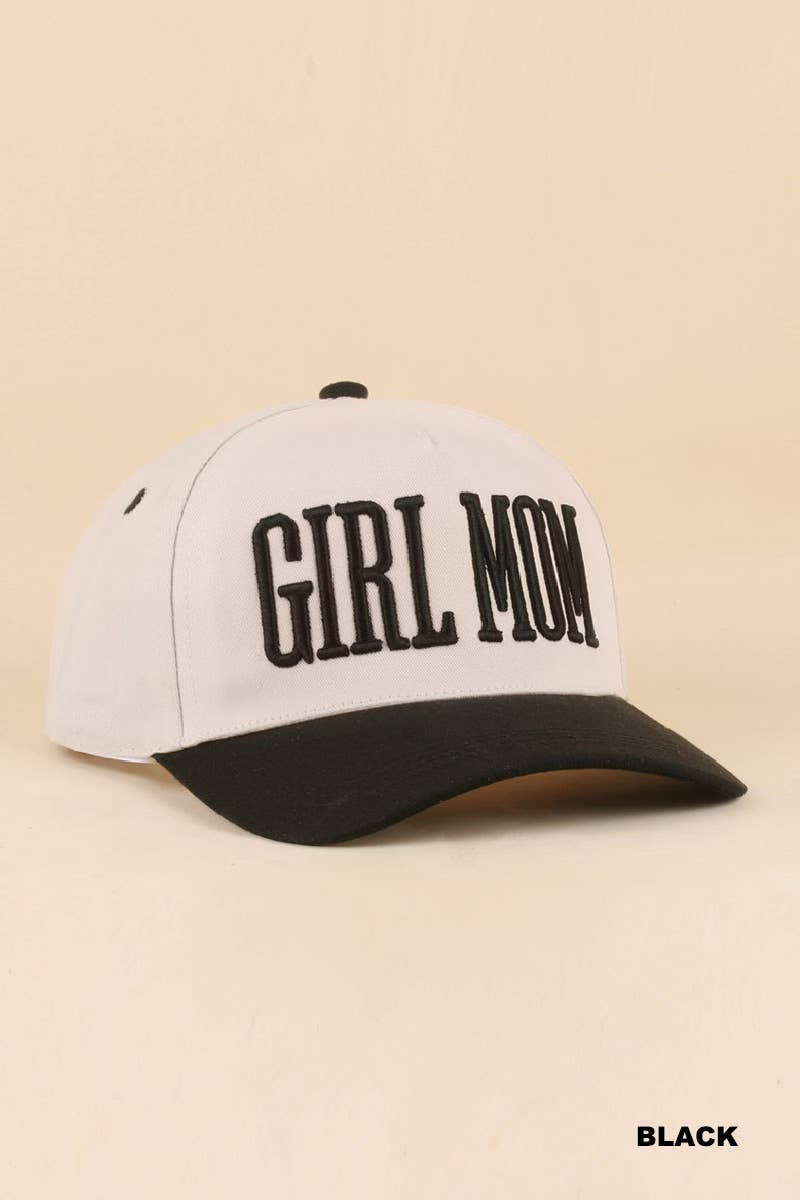 Girl Mom hat- ash mocha