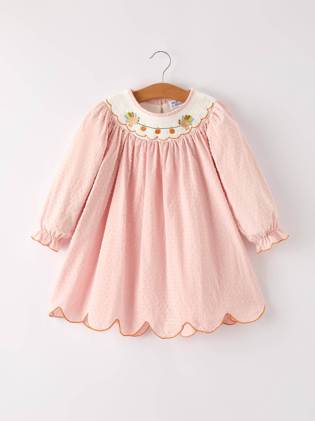 Fall Thanksgiving& Halloween Chicken Pumpkin Smock