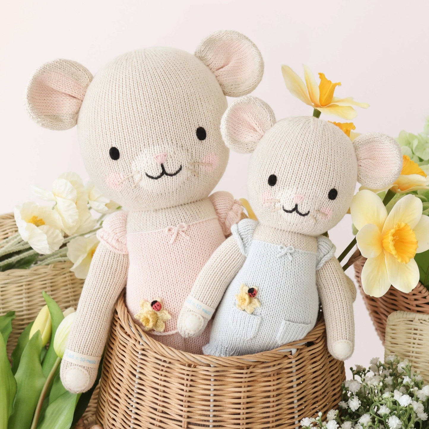 Beatrice the mouse (blush): Little - 13"