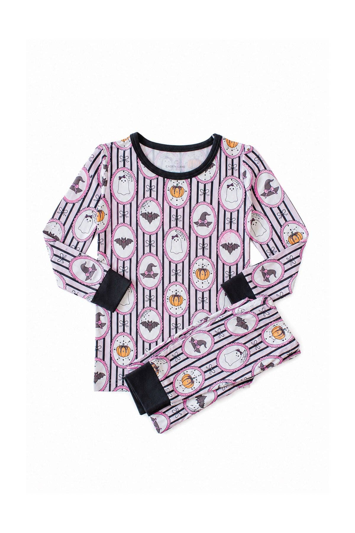 Halloween Glow-in-the-Dark Two-Piece Bamboo Pajama Set