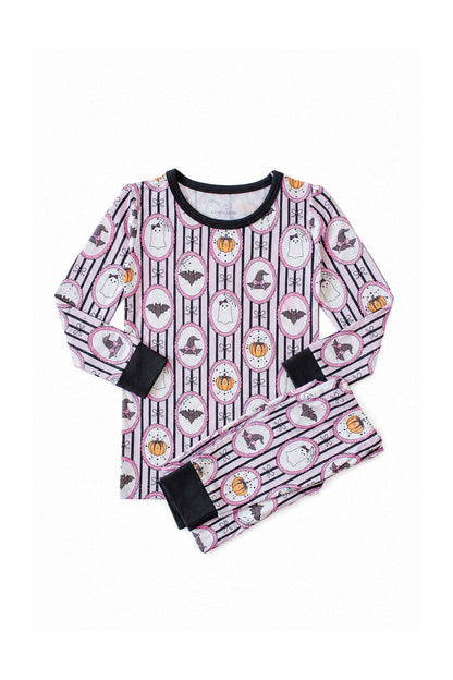 Halloween Glow-in-the-Dark Two-Piece Bamboo Pajama Set