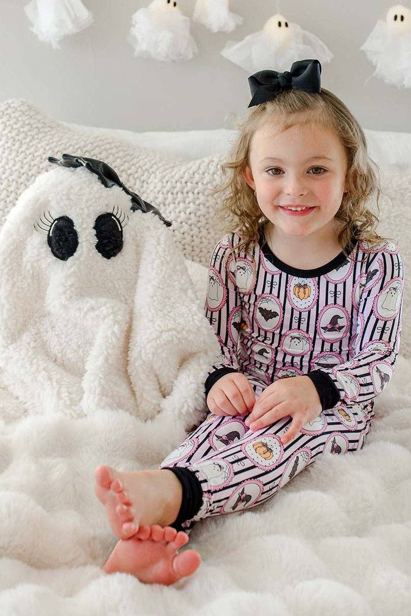 Halloween Glow-in-the-Dark Two-Piece Bamboo Pajama Set
