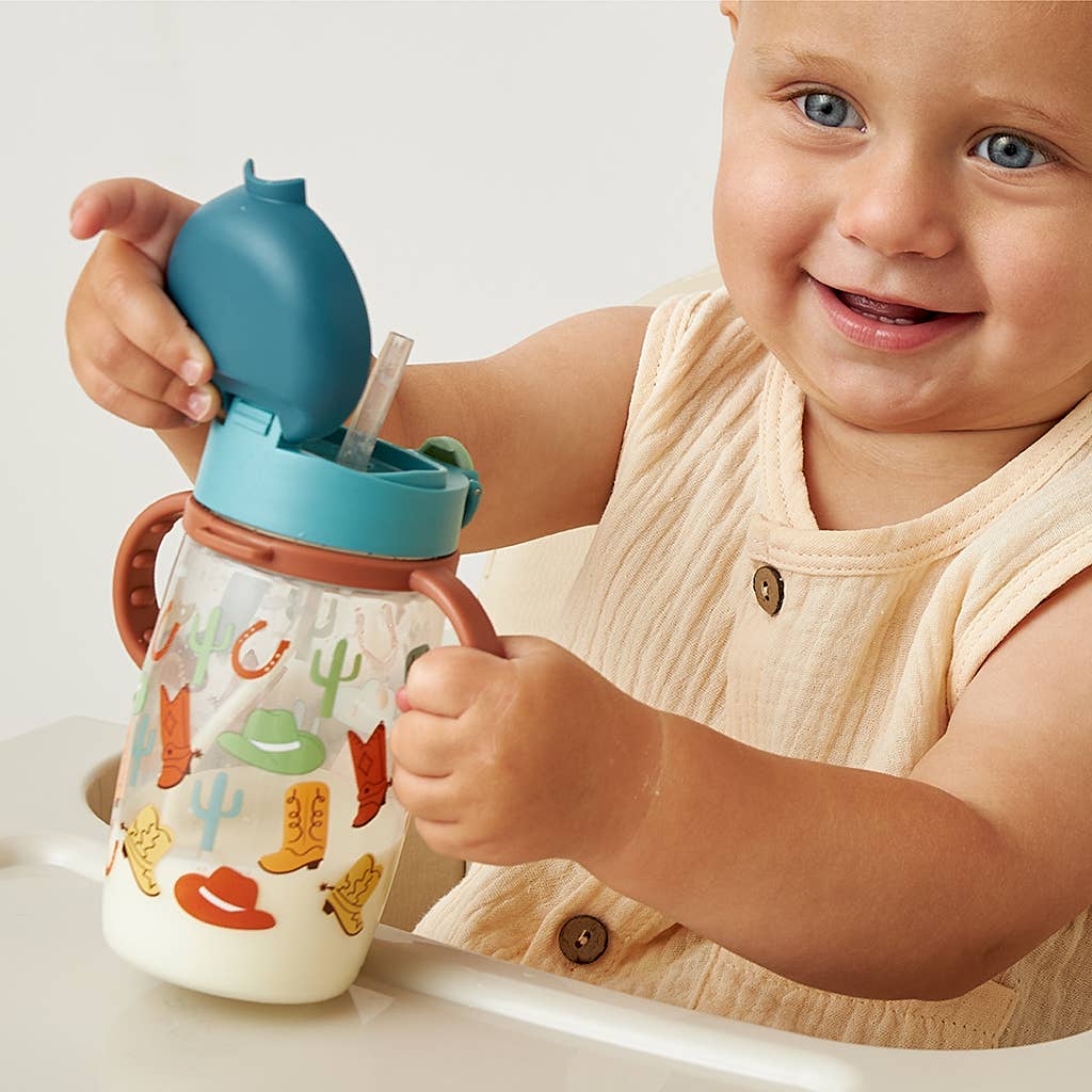 *NEW OPTIONS* Itzy Sips™ - Straw Cup With Snap-Close Lid: Giddy Up!