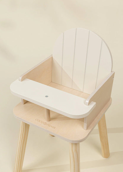 Wooden Dolls’ High Chair