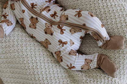 Teddy Bows Two-Way Zip