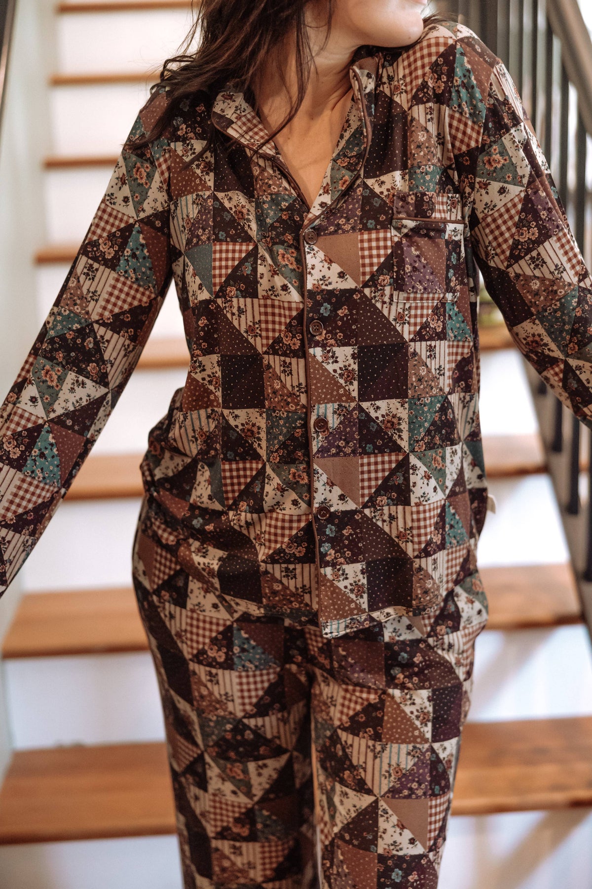 Patchwork and Posies Womens Set: XL