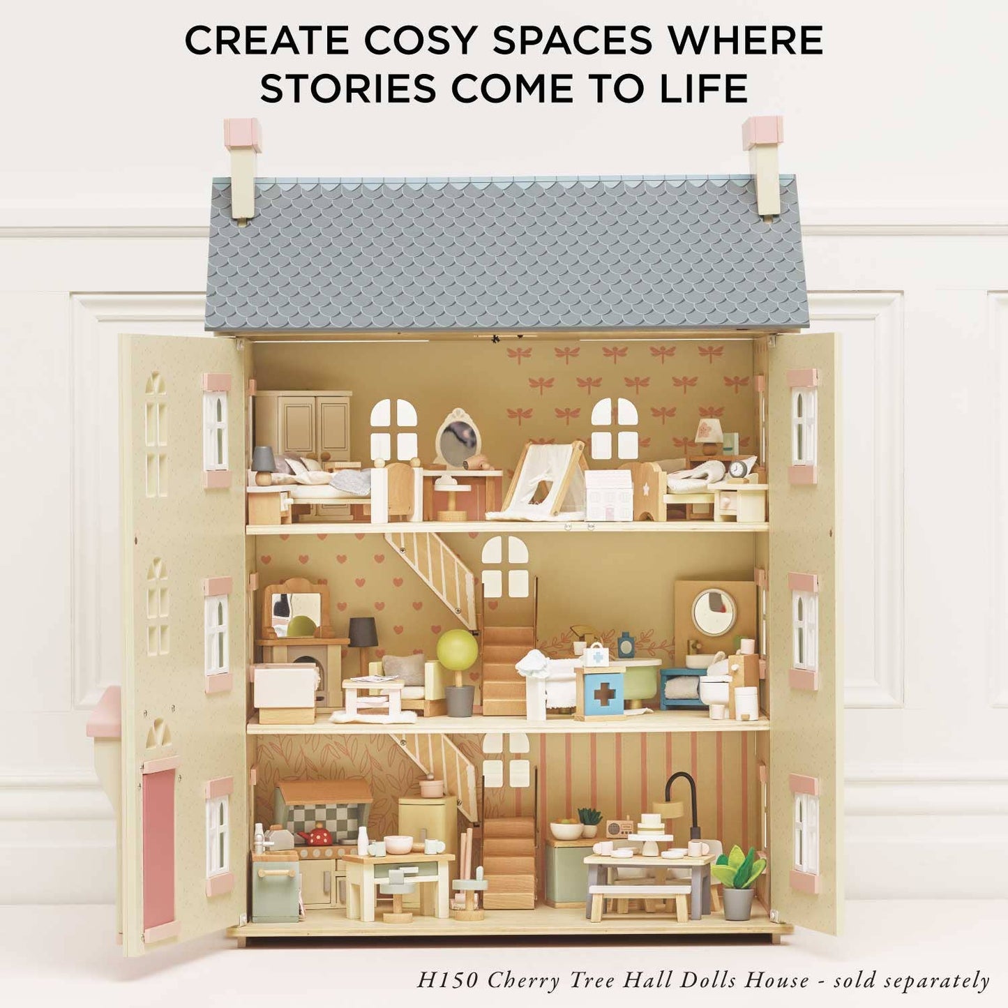 Dolls House Laundry Room Furniture Set
