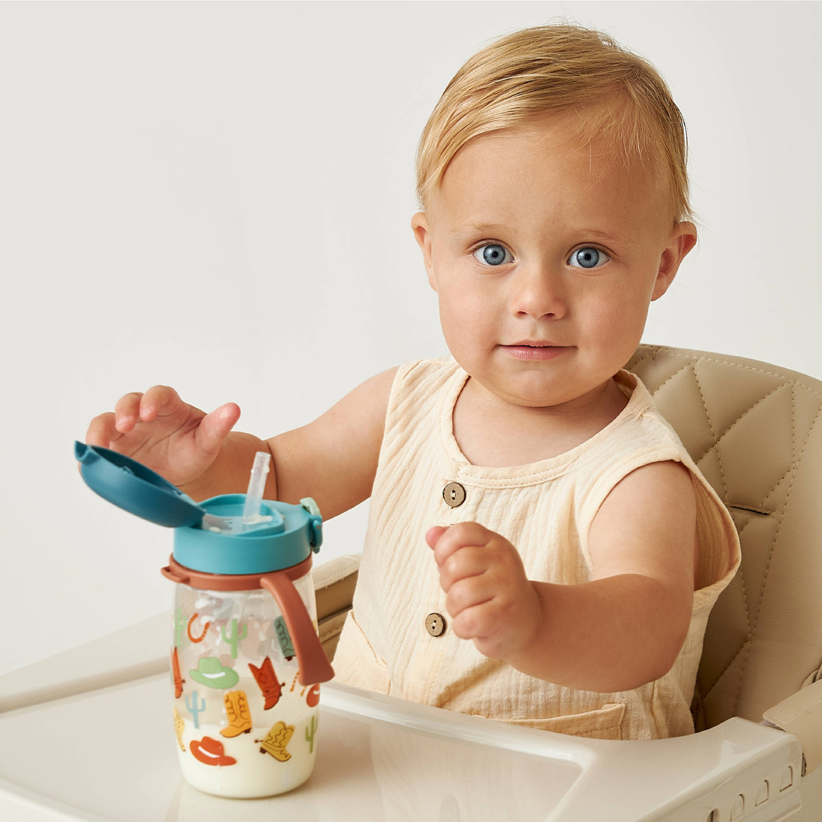*NEW OPTIONS* Itzy Sips™ - Straw Cup With Snap-Close Lid: Giddy Up!