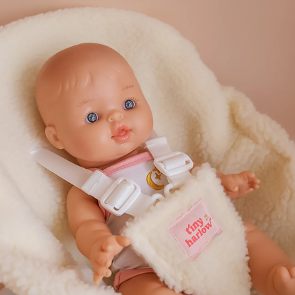 Doll Car Seat - Pink Ducky - Tiny Harlow