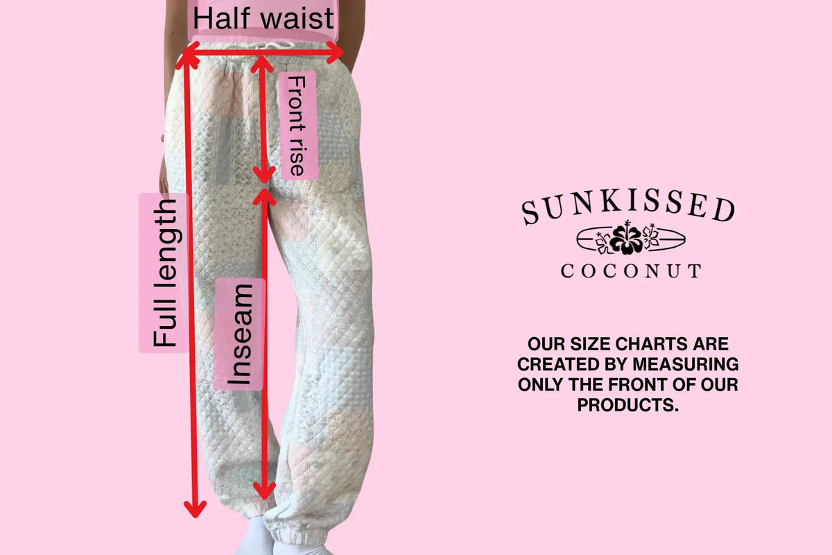 Quilted Pastel Joggers: Pastel