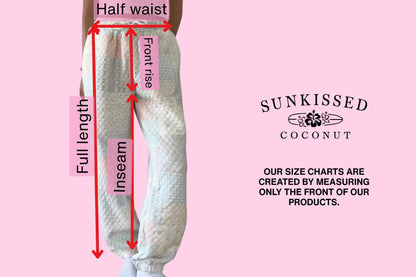 Quilted Pastel Joggers: Pastel