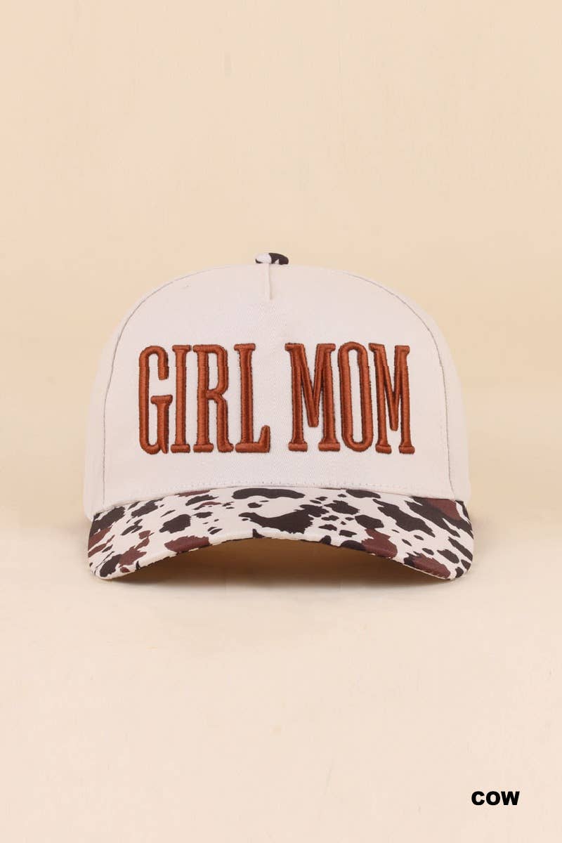 Girl Mom hat PAISLEY BLACK